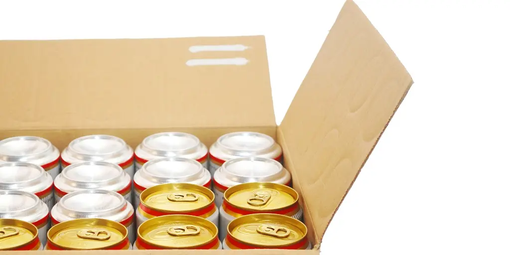 packaged beer cartons crates