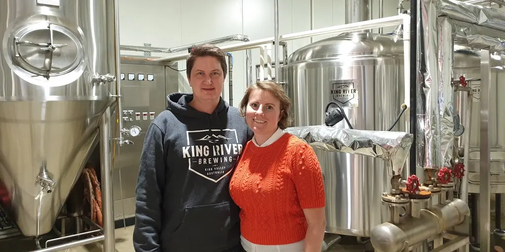 Nathan and Brianna Munt King River brewing