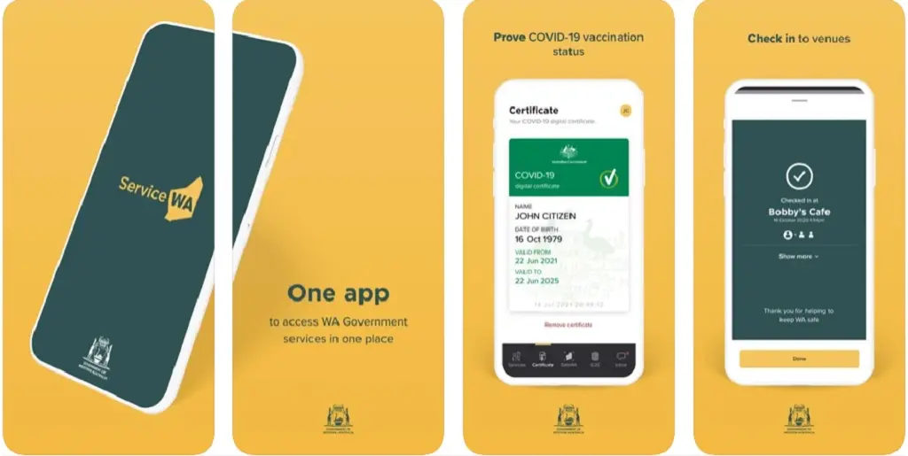 ServiceWA app