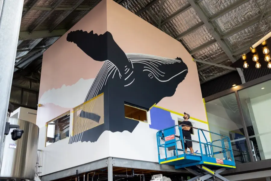 shelter brewing - mural