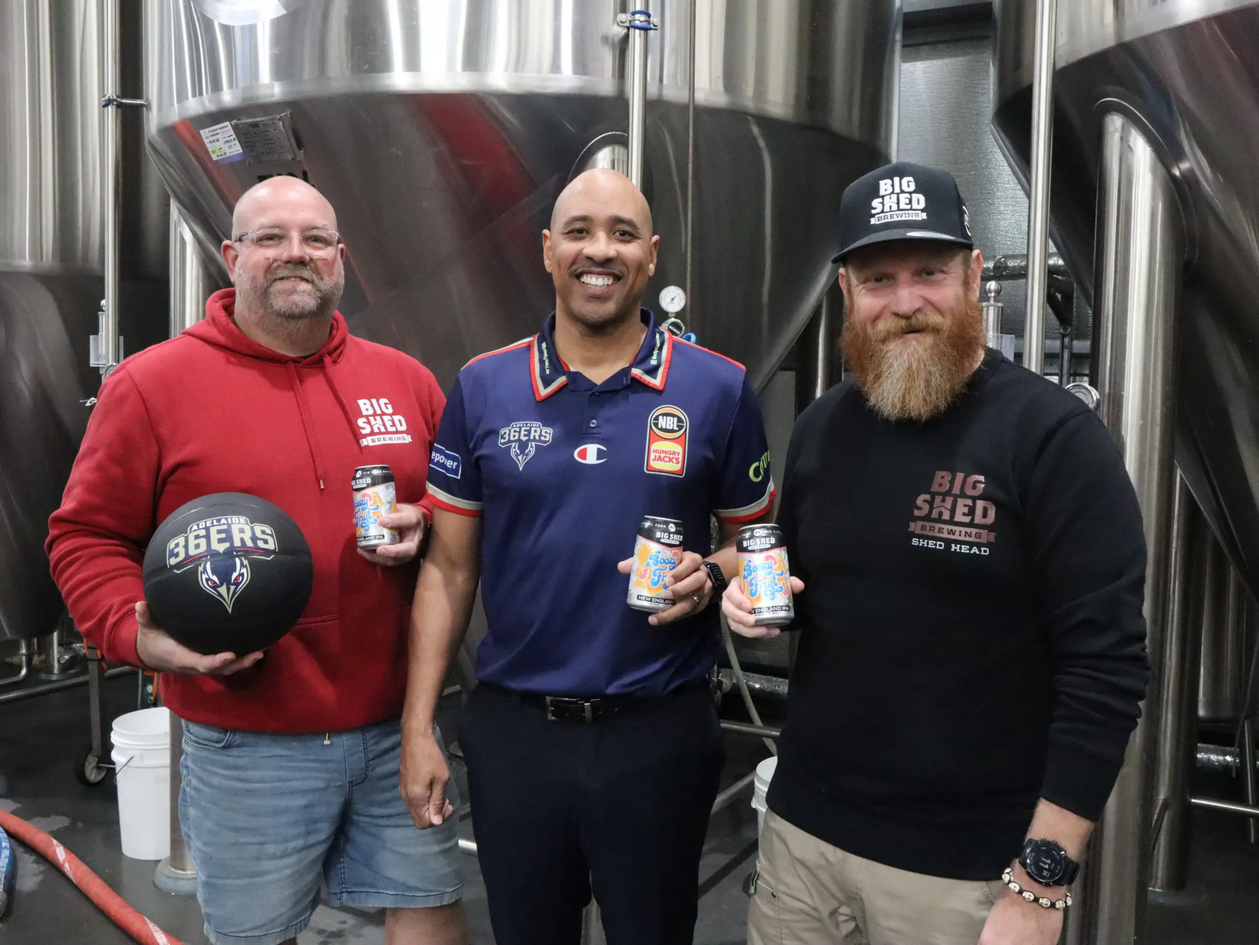 Big Shed Brewing - adelaide 36ers