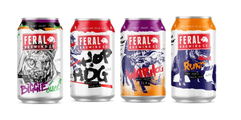 feral brewing brand refresh