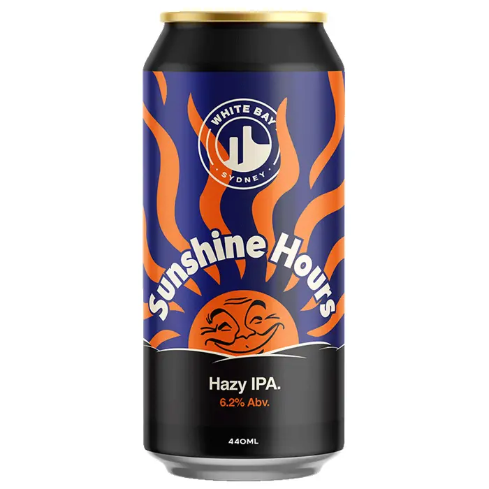 Sunshine Hours Hazy IPA White Bay