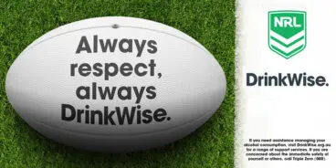 Always respect, always DrinkWise - NRL - crop