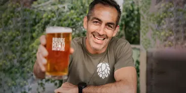 Ben Kraus, owner of Bridge Road Brewers