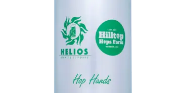 A can of Hop Hands by Helios Brewing Company.