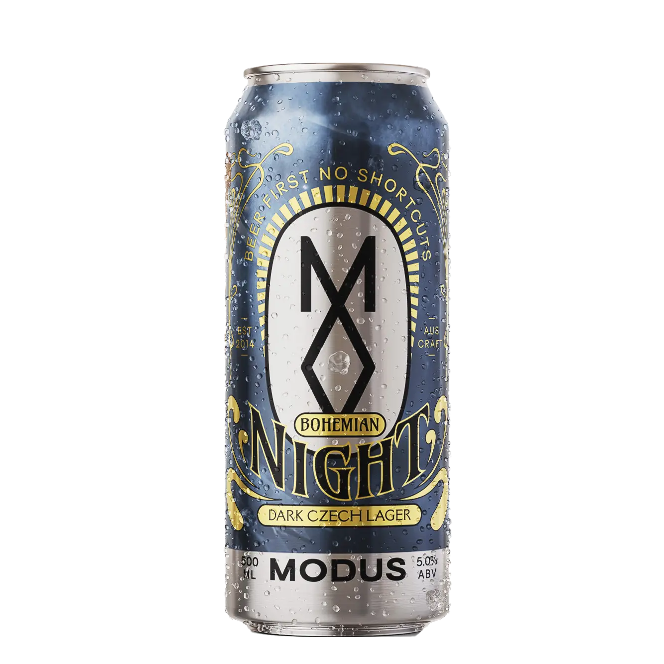 Can of Bohemian Night, a lager by Modus Brewing