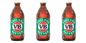 Three bottles of CUB's England Bitter