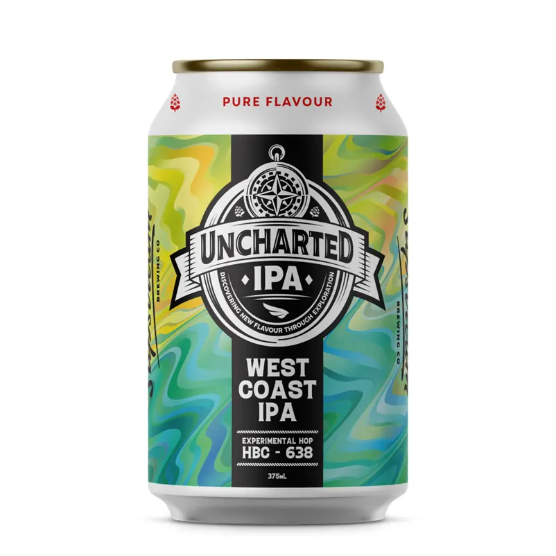 Can of Uncharted West Coast IPA by Slipstream Brewing Co