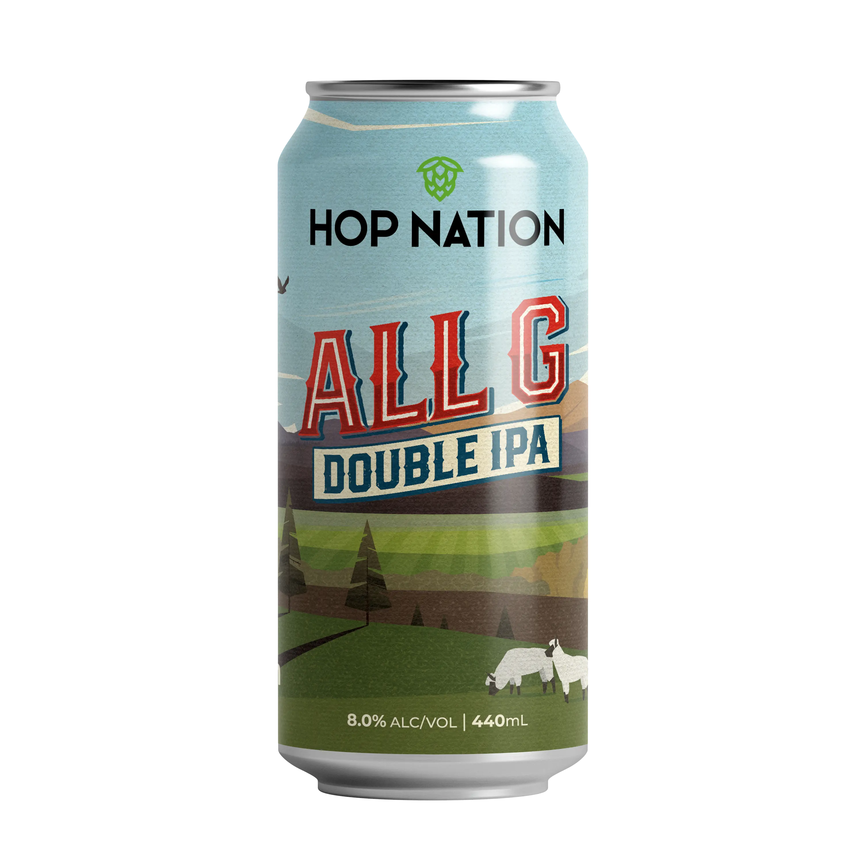 Can of All G Double IPA by Hop Nation Brewing Co