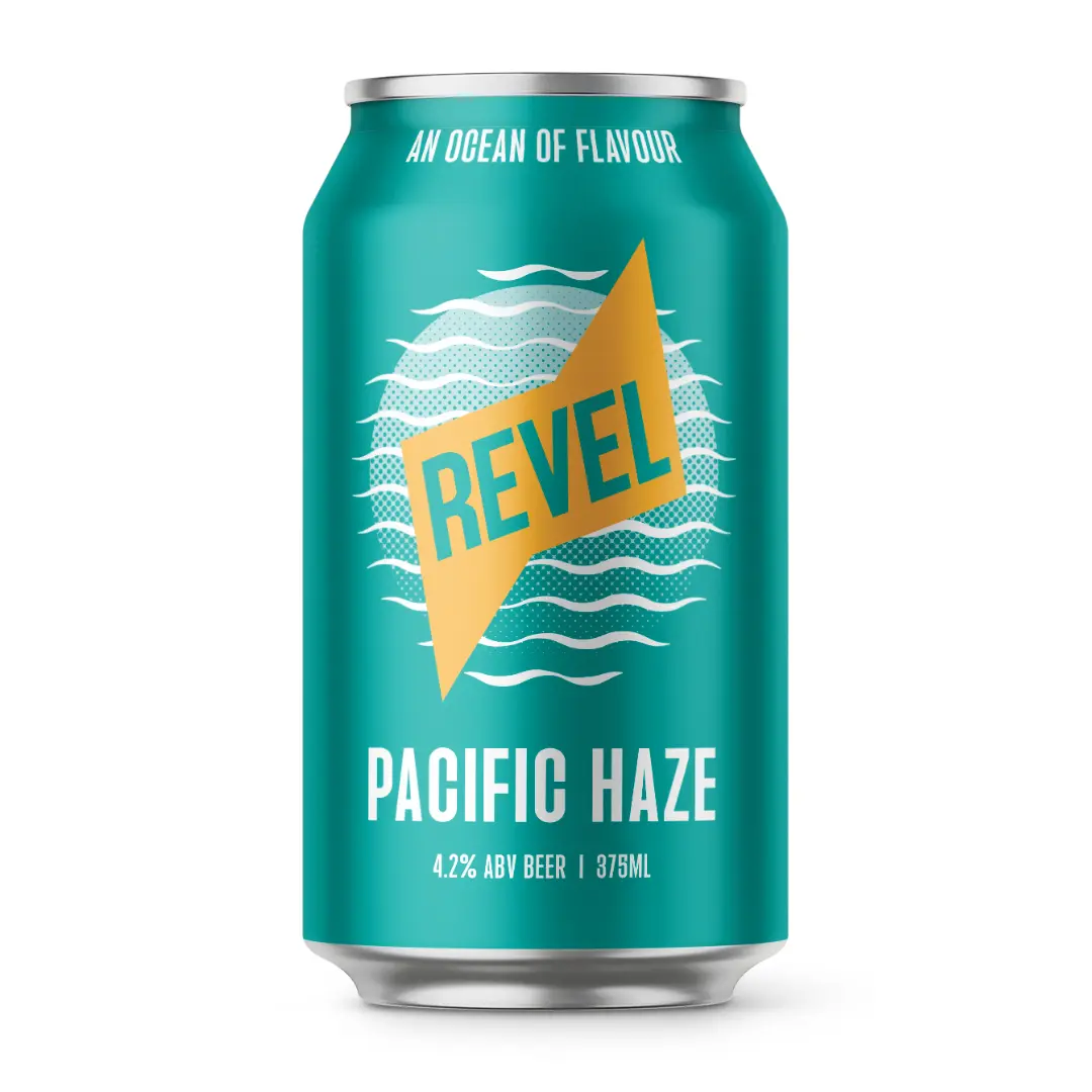 Can of Pacific Haze by Revel Brewing Co