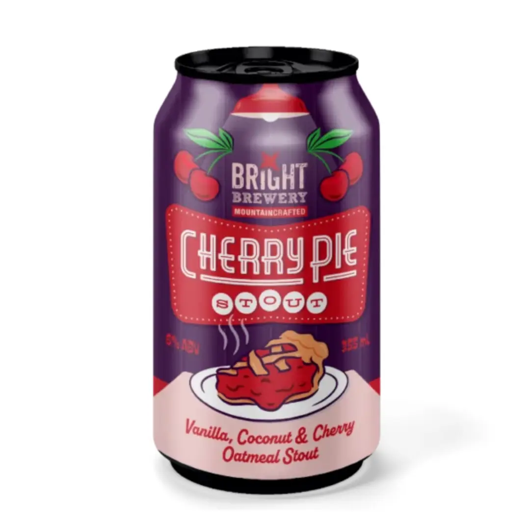 Can of Cherry Pie Stout by Bright Brewery