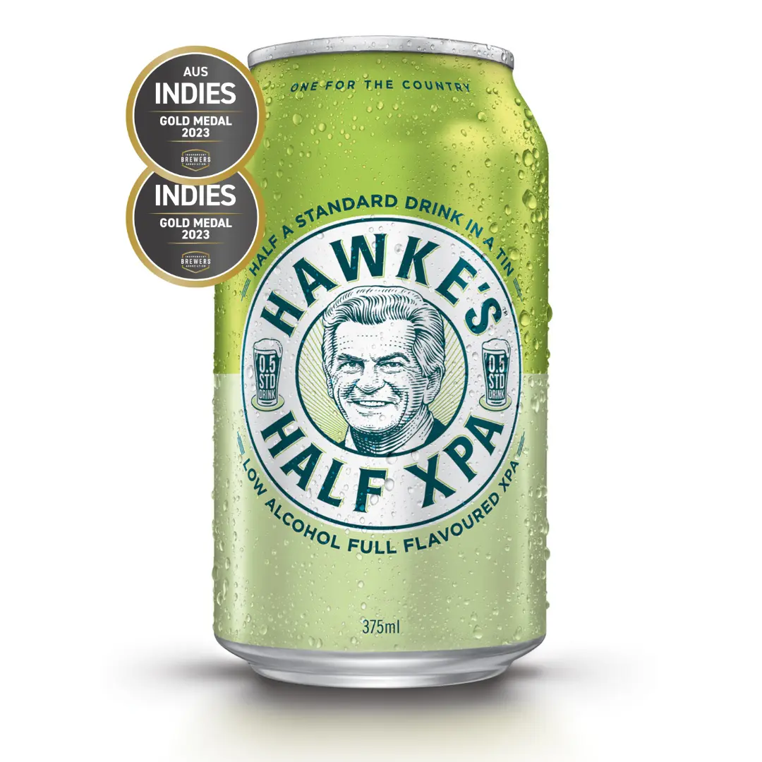 Can of Half XPA by Hawke's Brewing Co