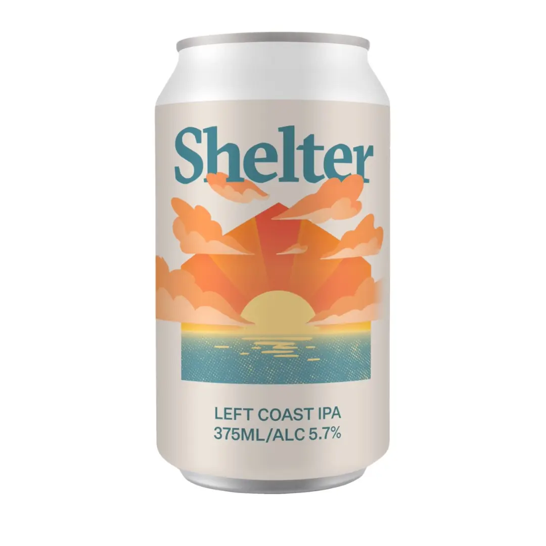 Can of Shelter Brewing's Left Coast IPA