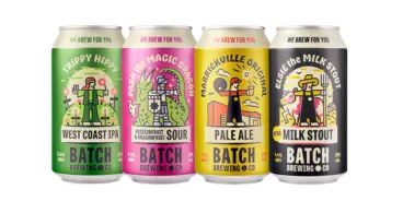 Four rebranded Batch Brewing Co beers