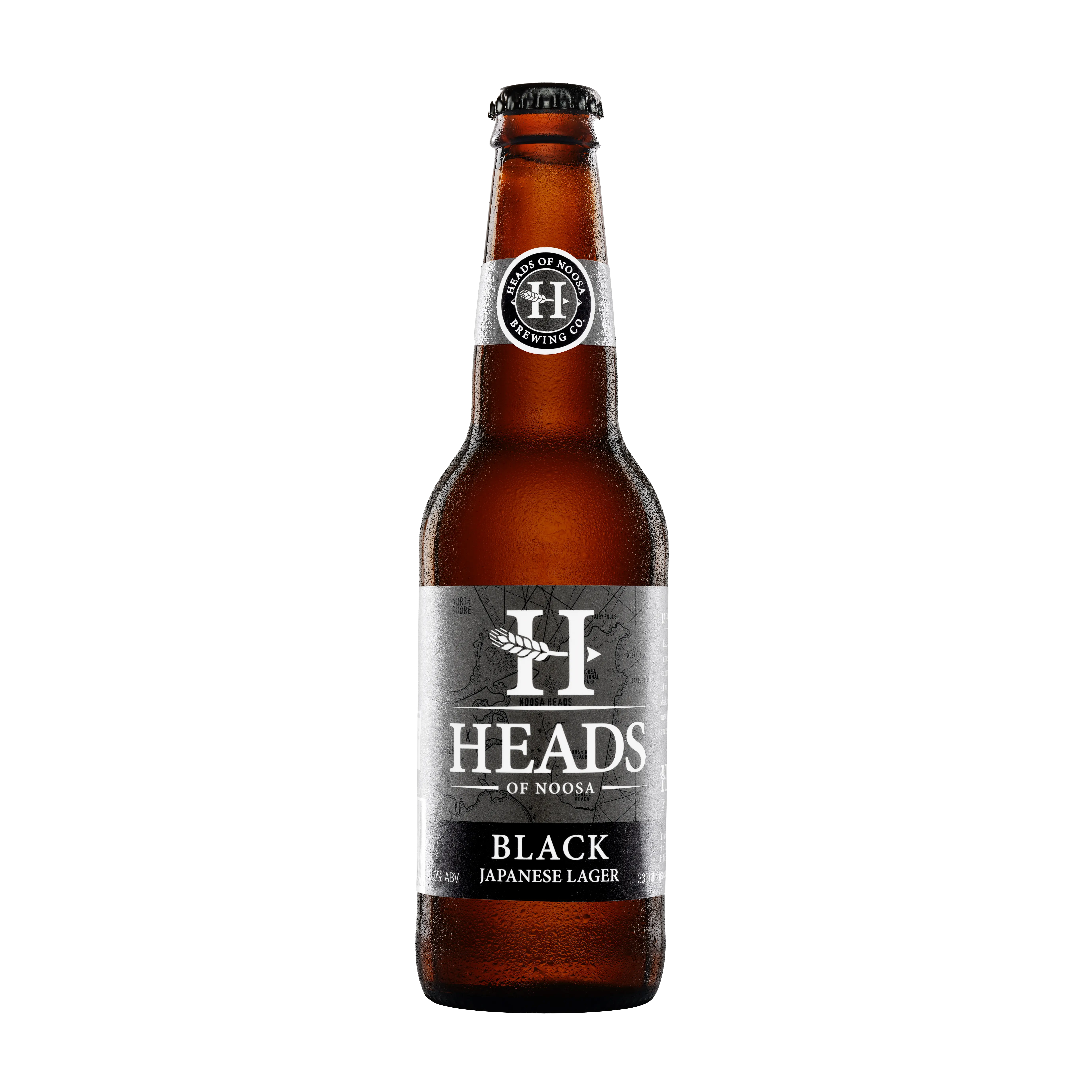 Black Japanese Lager by Heads of Noosa