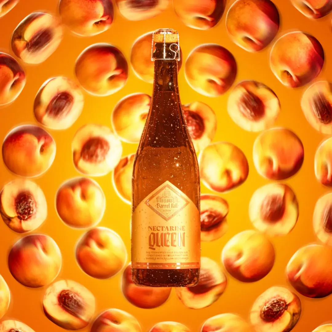 Bottle of Nectarine Queen by Felons Brewing Co