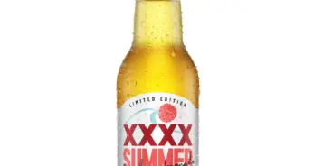 Bottle of XXXX Raspberry Lemonade Lager