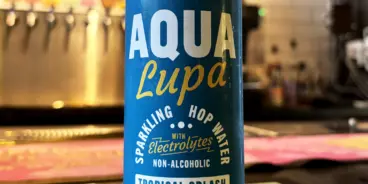 Can of “Aqua Lupa” by Wayward Brewing Co.