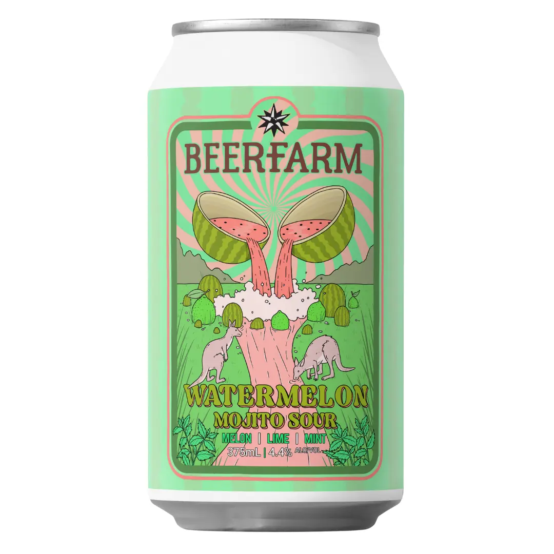 Can of Watermelon Mojito Sour by Beerfarm
