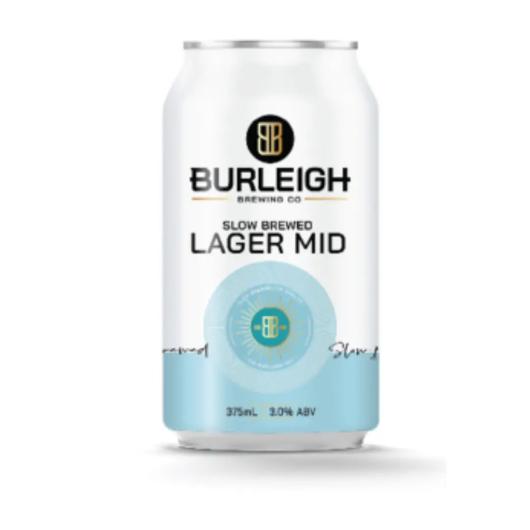 Can of Slow Brewed Mid Lager by Burleigh Brewing