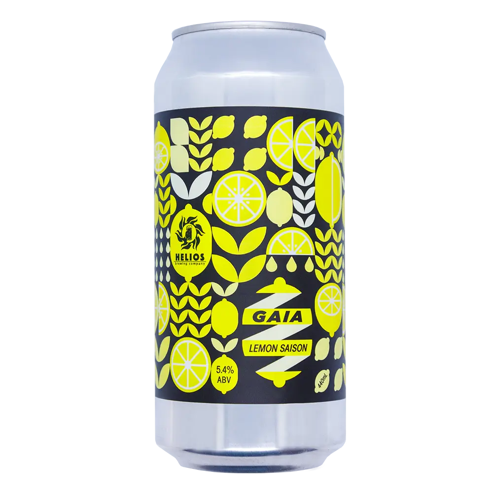 Can of Gaia Lemon Saison by Helios Brewing