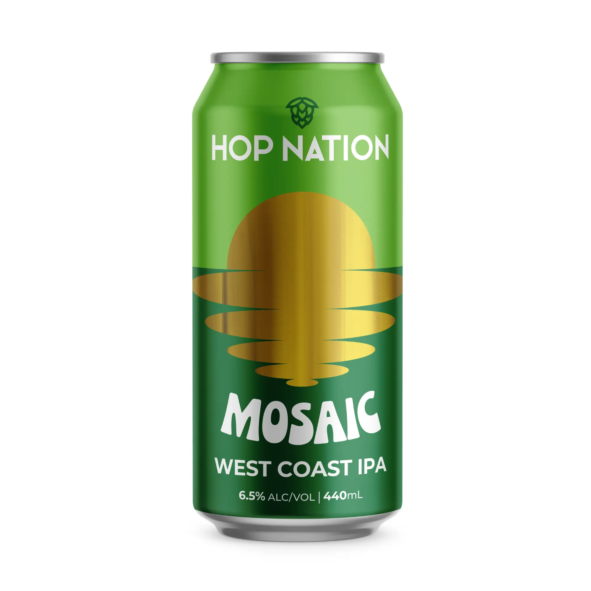 Can of Mosaic West Coast IPA by Hop Nation Brewing Co.