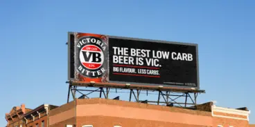 VB Low Carb billboard